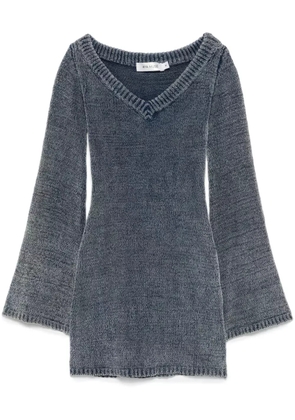 Aya Muse knitted mini dress - Blue