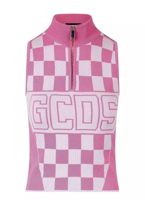 GCDS logo-print top - Pink