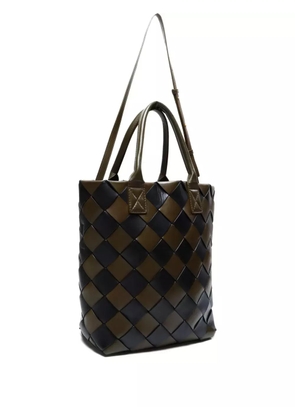 Bottega Veneta Pre-Owned 2020-2024 Intrecciato leather tote bag - Black
