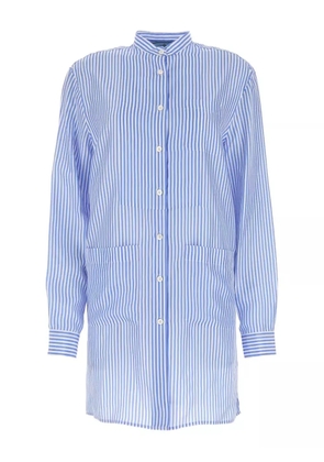 Prada striped silk shirt - Blue