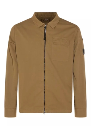 C.P. Company zip-fastening pocket shirt - Brown