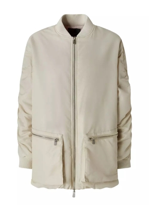 PINKO zip-fastening pocket bomber jacket - Neutrals