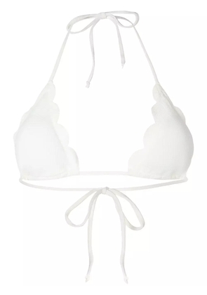 Marysia Broadway bikini top - White