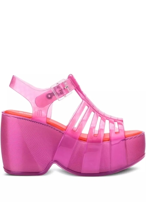 Melissa platform cage sandals - Pink