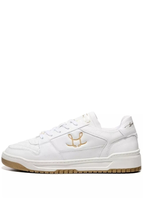 Leandro Lopes Tony embroidered-logo sneakers - White