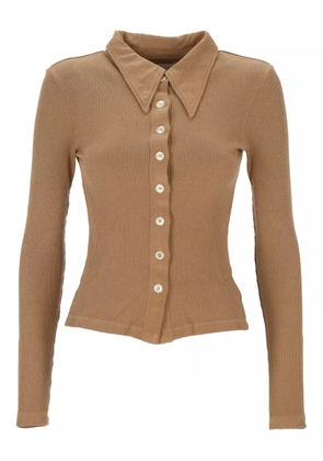 Citizens of Humanity ribbed collared sweater - Brown