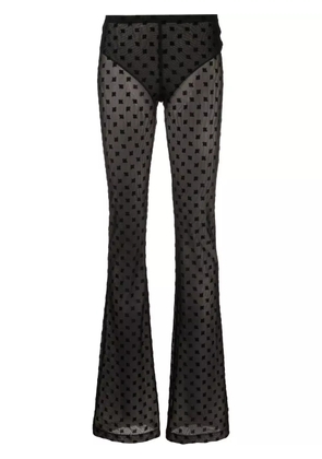 MISBHV sheer long trousers - Black
