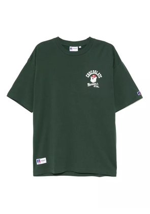 CHOCOOLATE x Russell Athletic logo-print T-shirt - Green