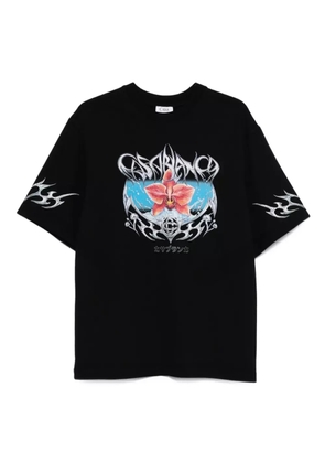 Casablanca graphic-print T-shirt - Black