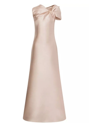 Alberta Ferretti gathered gown - Gold