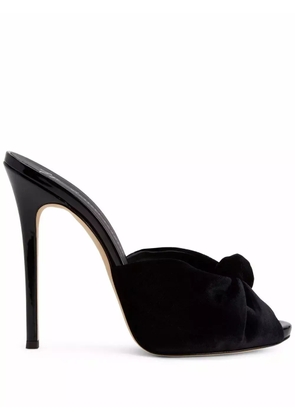 Giuseppe Zanotti 120mm Bridget knot-detail sandals - Black
