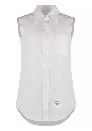 Thom Browne grosgrain shirt - White