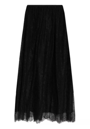 Ulla Johnson lace-detailing midi skirt - Black