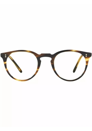 Oliver Peoples O'Malley round-frame glasses - Black