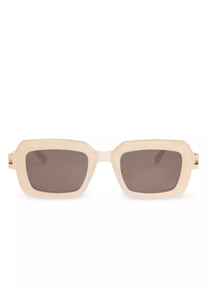 Mykita rectangle-frame sunglasses - Neutrals