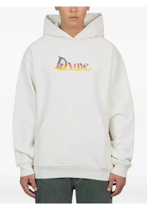 dime logo-print hooded sweatshirt - Grey