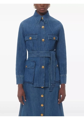 Valentino Garavani Sahariana denim jacket - Blue