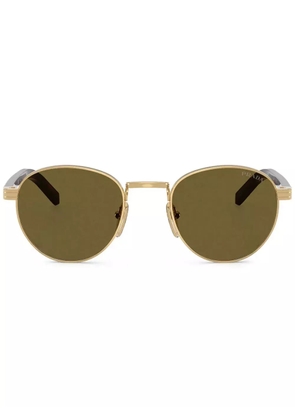 Prada Eyewear round-frame sunglasses - Gold
