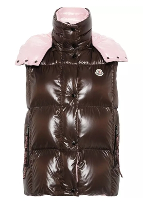 Moncler Luzule vest - Brown