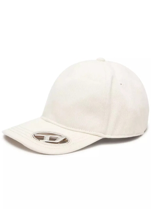 Diesel C-Plak logo-plaque baseball cap - Neutrals