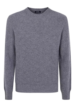 Barba cable-knit sweater - Grey