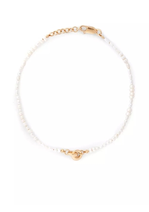 Otiumberg Link Up pearl anklet - Gold