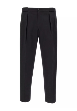 Briglia 1949 pleated cotton trousers - Black