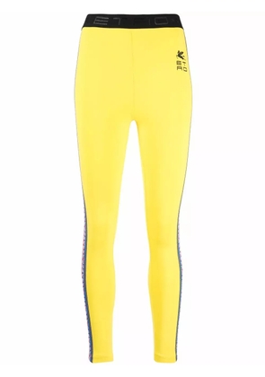 ETRO logo-print leggings - Yellow