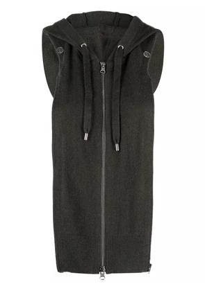 Veronica Beard hooded wool-blend dickey - Green