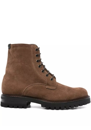 Church's lace-up suede boots - Brown