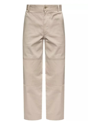 Moncler gabardine trousers - Neutrals