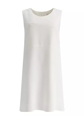 F.It sleeveless shift dress - White