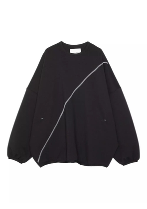 Yoshiokubo contrast-stitch sweatshirt - Black
