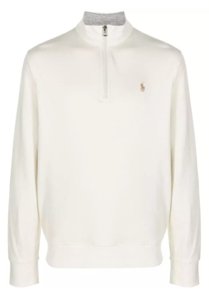 Polo Ralph Lauren Polo Pony half-zip sweatshirt - Neutrals