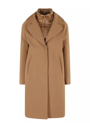 Herno single-breasted coat - Brown
