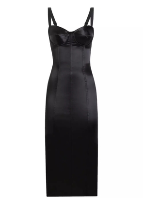 Dolce & Gabbana panelled midi dress - Black