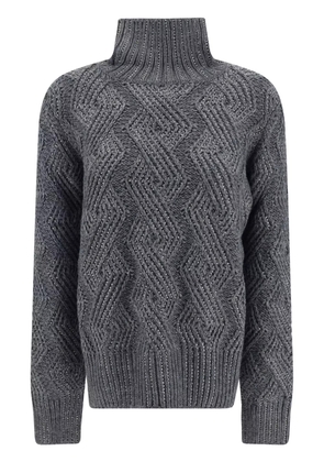 Ermanno Scervino cable-knit jumper - Grey