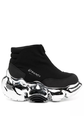 GROUNDS Moopie Weather Chrome sneakers - Black