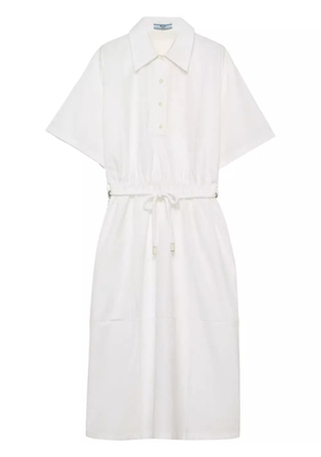 Prada drawstring dress - White