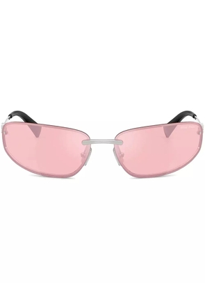 Miu Miu Eyewear cat-eye glasses - Silver