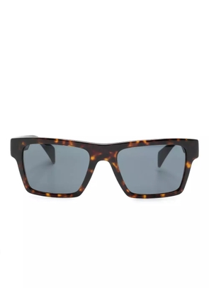 Versace Eyewear tortoiseshell-effect square frame sunglasses - Brown