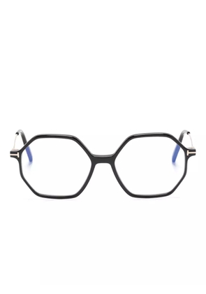 TOM FORD Eyewear geometric-frame glasses - Black