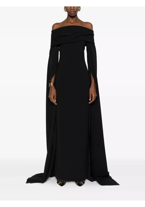 Solace London Nuri maxi dress - Black