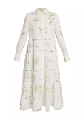 ERDEM long-sleeve shirt dress - White