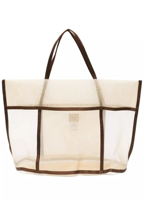 Alysi tulle tote bag - Neutrals