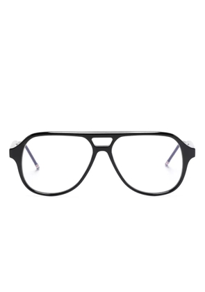 Thom Browne Eyewear pilot-frame glasses - Black