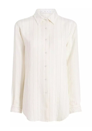 Proenza Schouler White Label Raven stripe woven shirt