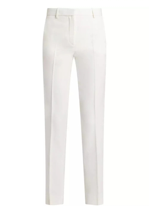 Versace straight-leg wool trousers - White