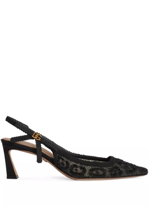 Dolce & Gabbana 60mm lace slingback pumps - Black