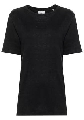 MARANT ÉTOILE Zewel linen T-shirt - Black